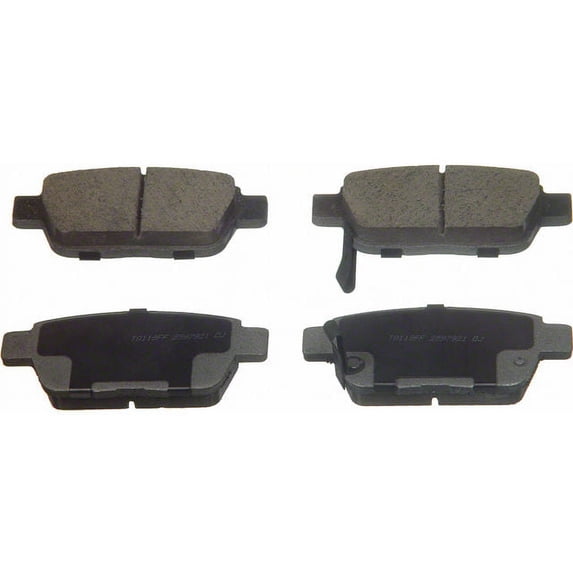 Rear Brake Pad Set - Compatible with 2006 - 2014 Honda Ridgeline 2007 2008 2009 2010 2011 2012 2013