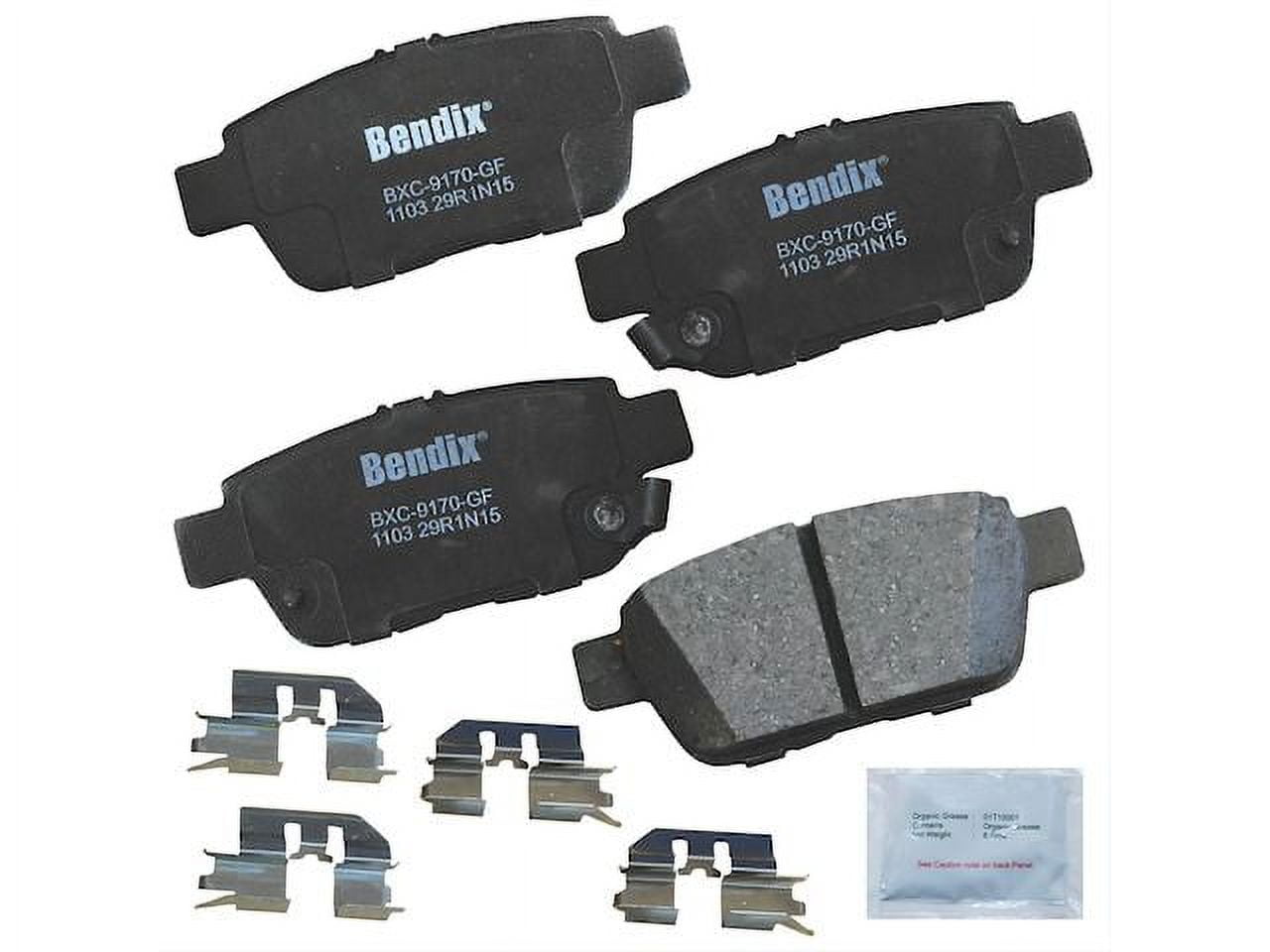 Rear Brake Pad Set Compatible with 2006 2014 Honda Ridgeline 3.5L
