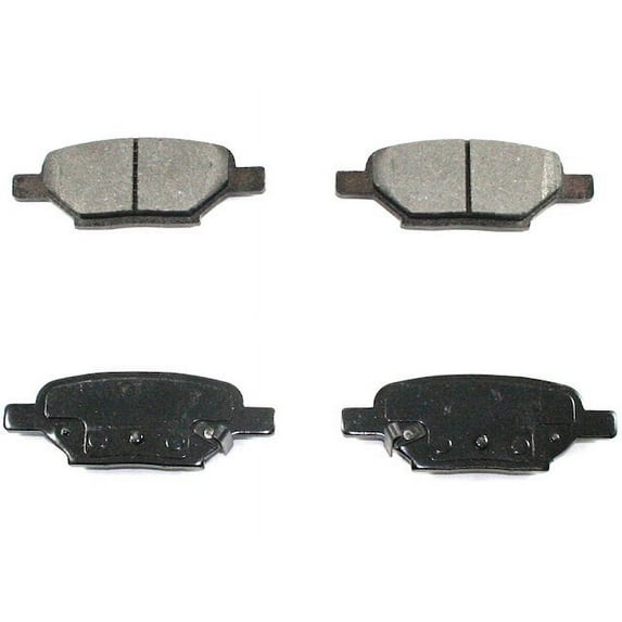 Rear Brake Pad Set - Compatible with 2007 - 2009 Saturn Aura 2008