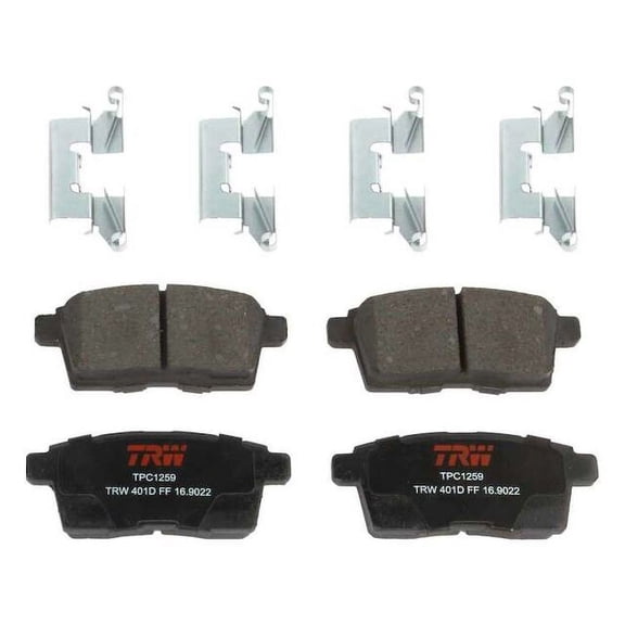 Rear Brake Pad Set - Compatible with 2007 - 2010 Ford Edge 2008 2009