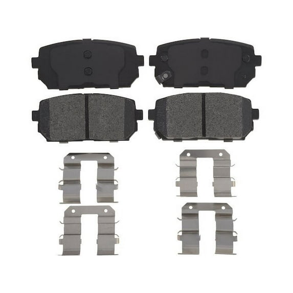 Rear Brake Pad Set - Compatible with 2007 - 2010 Kia Rondo 2008 2009
