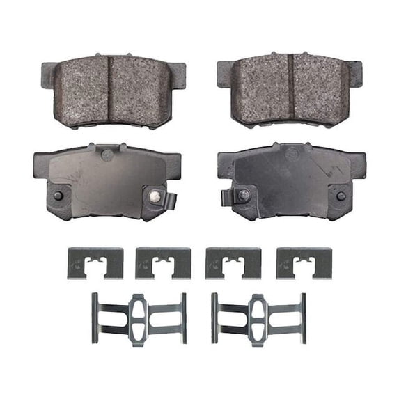 Rear Brake Pad Set - Compatible with 2007 - 2012 Acura RDX 2008 2009 2010 2011