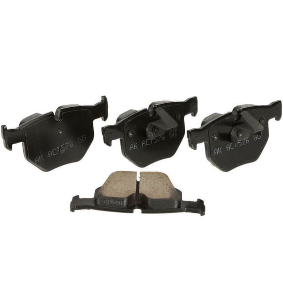 Rear Brake Pad Set - Compatible with 2007 - 2013, 2016 - 2018 BMW X5 2008 2009 2010 2011 2012 2017