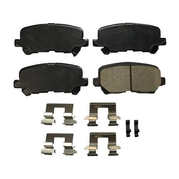 Rear Brake Pad Set - Compatible with 2007 - 2013 Acura MDX Base 2008 2009 2010 2011 2012
