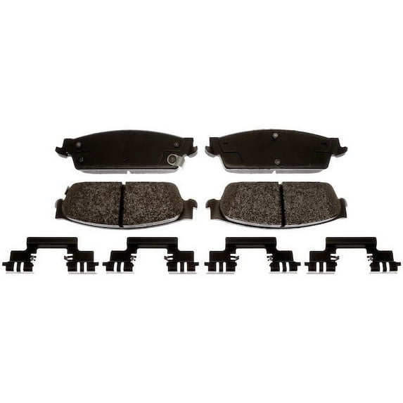 Rear Brake Pad Set - Compatible with 2007 - 2013 Chevy Avalanche 2008 2009 2010 2011 2012
