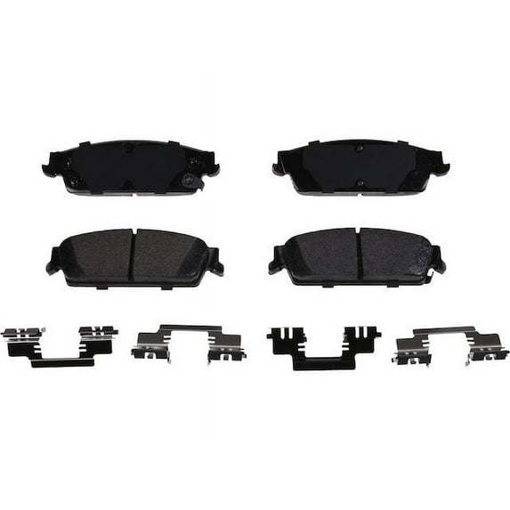 Rear Brake Pad Set - Compatible with 2007 - 2013 Chevy Silverado 1500 2008 2009 2010 2011 2012