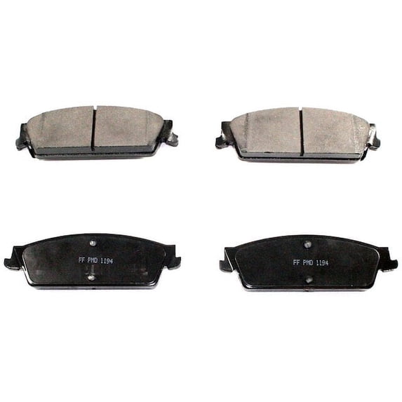 Rear Brake Pad Set - Compatible with 2007 - 2013 Chevy Silverado 1500 2008 2009 2010 2011 2012
