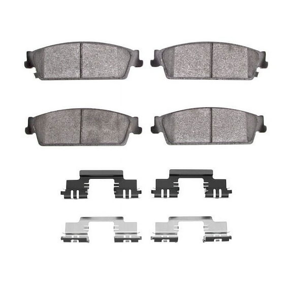 Rear Brake Pad Set - Compatible with 2007 - 2014 GMC Yukon XL 1500 2008 2009 2010 2011 2012 2013
