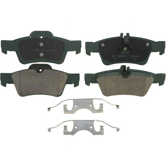 Rear Brake Pad Set - Compatible with 2007 - 2014 Mercedes-Benz CL550 2008 2009 2010 2011 2012 2013