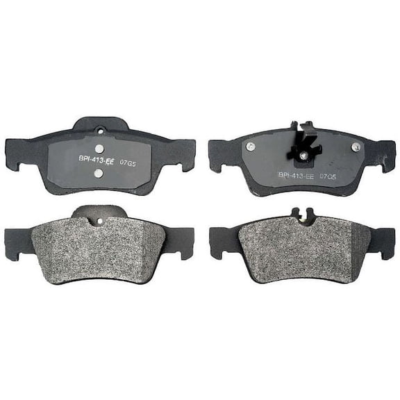Rear Brake Pad Set - Compatible with 2007 - 2014 Mercedes-Benz E550 AWD Sedan 4-Door 2008 2009 2010 2011 2012 2013