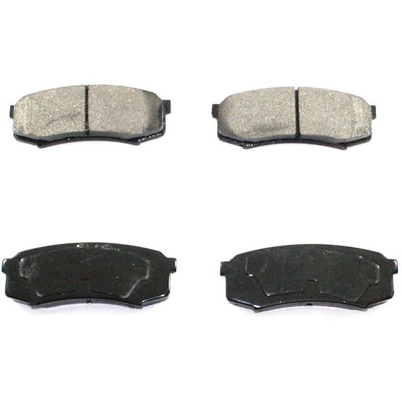 Rear Brake Pad Set - Compatible with 2007 - 2014 Toyota FJ Cruiser 2008 2009 2010 2011 2012 2013