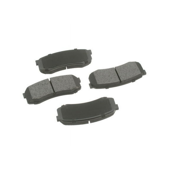 Rear Brake Pad Set - Compatible with 2007 - 2014 Toyota FJ Cruiser 2008 2009 2010 2011 2012 2013