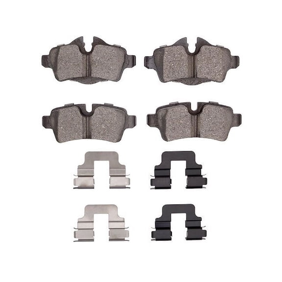 Rear Brake Pad Set - Compatible with 2007 - 2015 Mini Cooper 2008 2009 2010 2011 2012 2013 2014