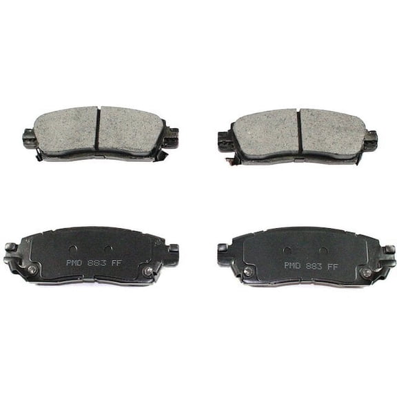 Rear Brake Pad Set - Compatible with 2007 - 2016 GMC Acadia 2008 2009 2010 2011 2012 2013 2014 2015