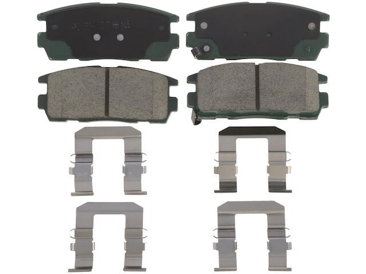 Rear Brake Pad Set Compatible with 2007 2017 Chevy Equinox 2008 2009 2010 2011 2012 2013