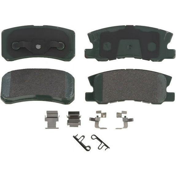 Rear Brake Pad Set - Compatible with 2007 - 2017 Jeep Compass MK 2008 2009 2010 2011 2012 2013 2014 2015 2016