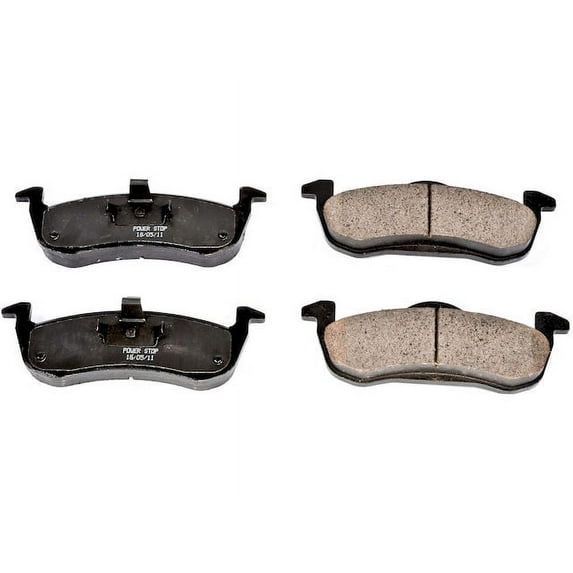 Rear Brake Pad Set - Compatible with 2007 - 2017 Lincoln Navigator 2008 2009 2010 2011 2012 2013 2014 2015 2016