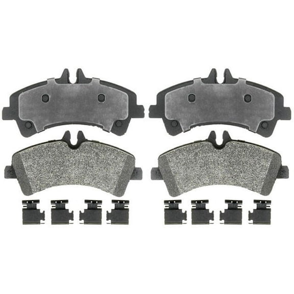 Rear Brake Pad Set - Compatible with 2007 - 2018 Freightliner Sprinter 3500 2008 2009 2010 2011 2012 2013 2014 2015 2016 2017