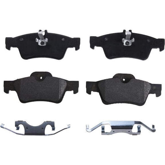 Rear Brake Pad Set - Compatible with 2007 - 2018 Mercedes-Benz CLS550 2008 2009 2010 2011 2012 2013 2014 2015 2016 2017