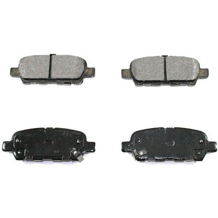 Rear Brake Pad Set - Compatible with 2007 - 2019 Nissan Sentra 2008 2009 2010 2011 2012 2013 2014 2015 2016 2017 2018