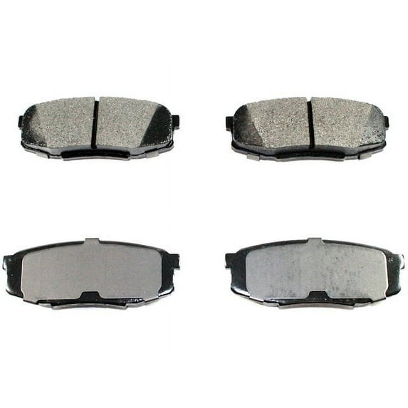 Rear Brake Pad Set - Compatible with 2007 - 2020 Toyota Tundra 2008 2009 2010 2011 2012 2013 2014 2015 2016 2017 2018 2019