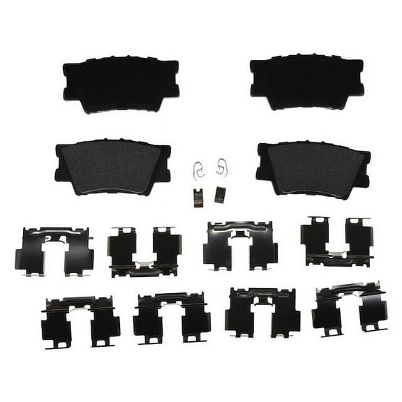 Rear Brake Pad Set - Compatible with 2007 - 2022 Toyota Camry 2008 2009 2010 2011 2012 2013 2014 2015 2016 2017 2018 2019 2020 2021