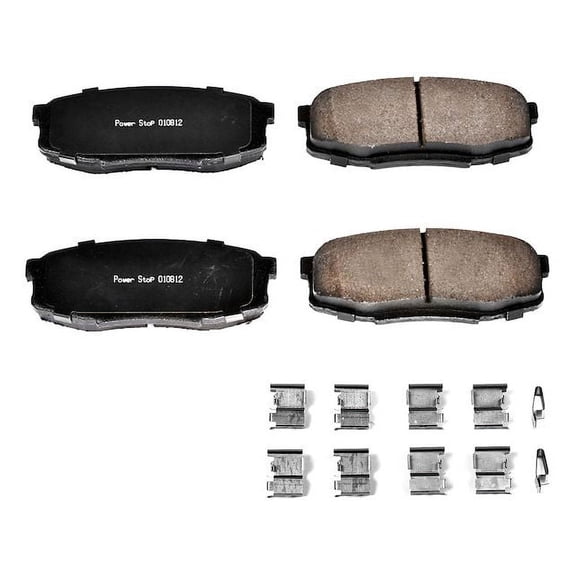 Rear Brake Pad Set - Compatible with 2008 - 2011, 2013 - 2021 Toyota Land Cruiser 2009 2010 2014 2015 2016 2017 2018 2019 2020