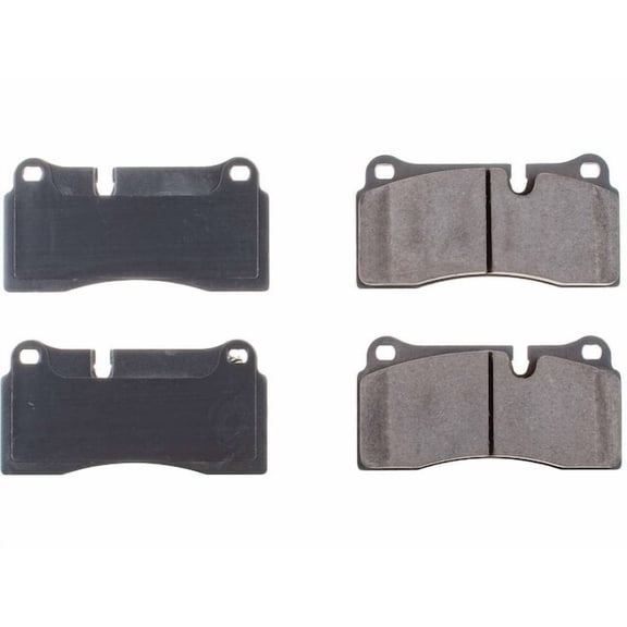 Rear Brake Pad Set - Compatible with 2008 - 2012, 2014 - 2015, 2017 - 2018 Audi R8 - Power Stop