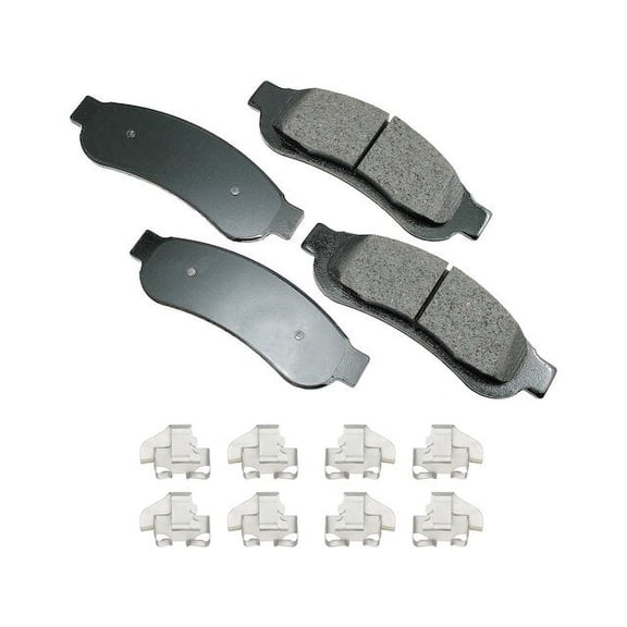 Rear Brake Pad Set - Compatible with 2008 - 2012 Ford F-350 Super Duty 2009 2010 2011