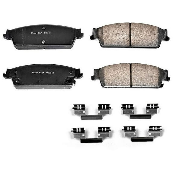 Rear Brake Pad Set - Compatible with 2008 - 2013 Chevy Silverado 1500 2009 2010 2011 2012