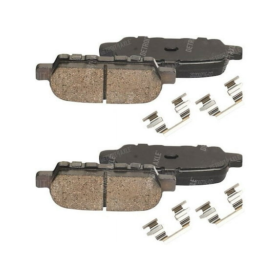 Rear Brake Pad Set - Compatible with 2008 - 2013 INFINITI G37 2009 2010 2011 2012
