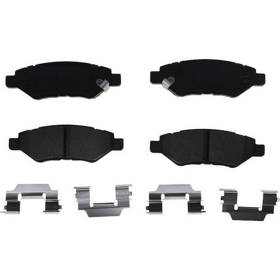 Rear Brake Pad Set - Compatible with 2008 - 2014 Cadillac CTS 2009 2010 2011 2012 2013