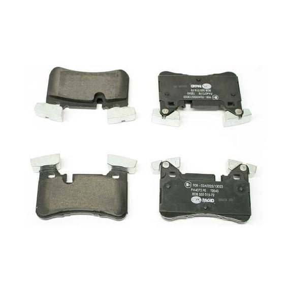 Rear Brake Pad Set - Compatible with 2008 - 2015 Mercedes-Benz C63 AMG Coupe 2009 2010 2011 2012 2013 2014