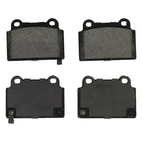 Rear Brake Pad Set - Compatible with 2008 - 2015 Mitsubishi Lancer 2009 2010 2011 2012 2013 2014