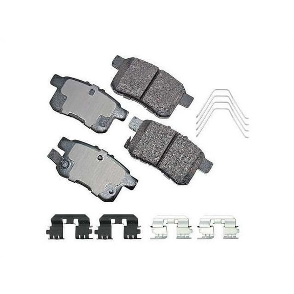 Rear Brake Pad Set - Compatible with 2008 - 2017 Honda Accord 2009 2010 2011 2012 2013 2014 2015 2016
