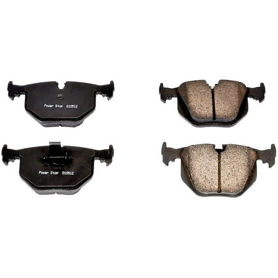 Rear Brake Pad Set - Compatible with 2008 BMW 528xi