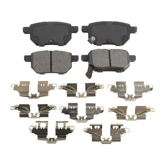 Rear Brake Pad Set - Compatible with 2009 - 2010, 2014 - 2020 Toyota Corolla 2015 2016 2017 2018 2019