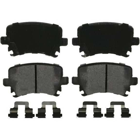 Rear Brake Pad Set - Compatible with 2009 - 2010 Volkswagen CC