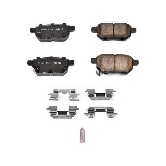 Rear Brake Pad Set - Compatible with 2009 - 2011, 2014 - 2019 Toyota Corolla 1.8L 4-Cylinder 2010 2015 2016 2017 2018