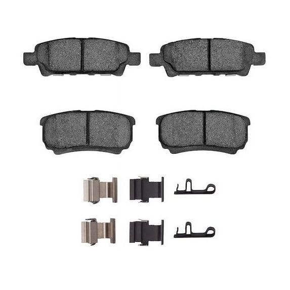 Rear Brake Pad Set - Compatible with 2009 - 2014 Dodge Avenger SXT 2.7L V6 2010 2011 2012 2013