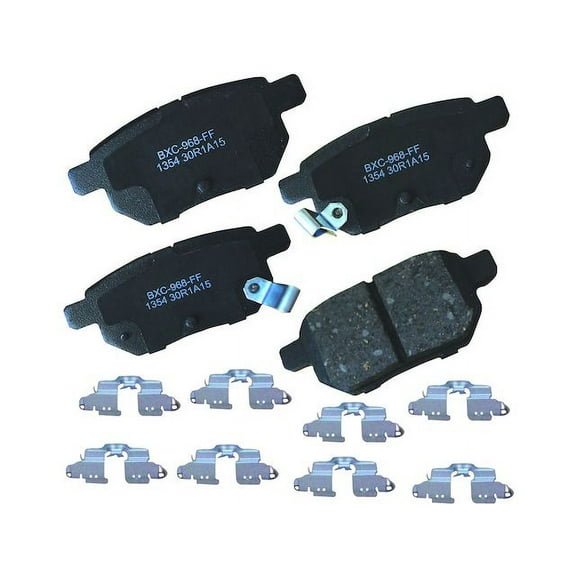 Rear Brake Pad Set - Compatible with 2009 - 2016, 2018 - 2020 Toyota Corolla 2010 2011 2012 2013 2014 2015 2019