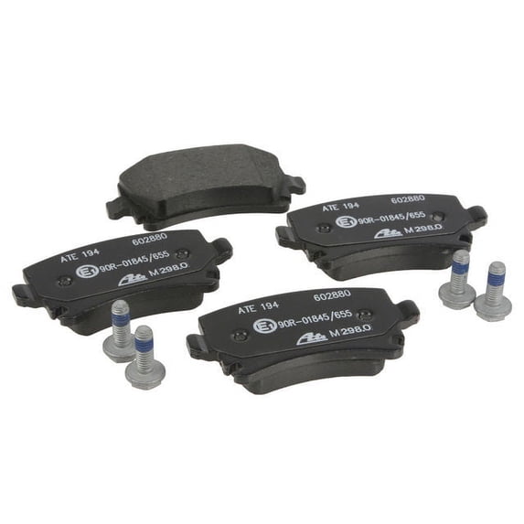 Rear Brake Pad Set - Compatible with 2009 - 2017 Volkswagen CC 2010 2011 2012 2013 2014 2015 2016