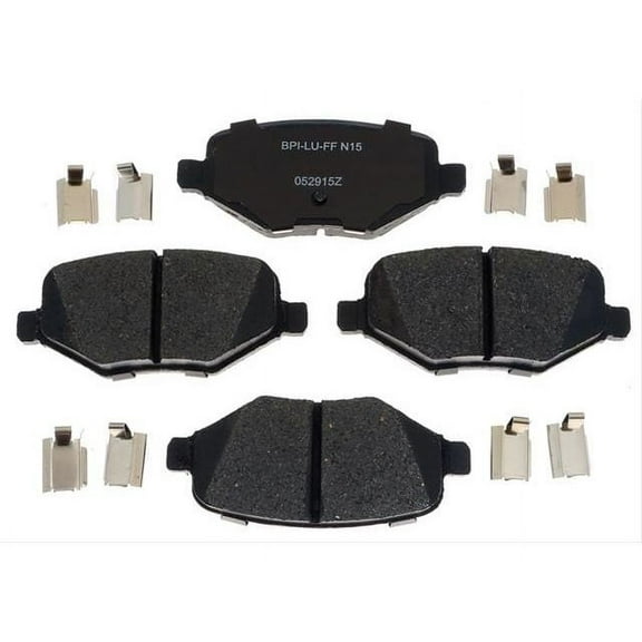 Rear Brake Pad Set - Compatible with 2009 - 2019 Ford Flex 2010 2011 2012 2013 2014 2015 2016 2017 2018