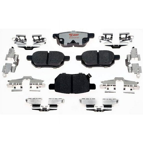 Rear Brake Pad Set - Compatible with 2009 - 2019 Toyota Corolla 1.8L 4-Cylinder 2010 2011 2012 2013 2014 2015 2016 2017 2018