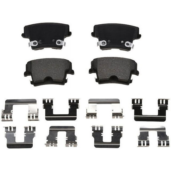 Rear Brake Pad Set - Compatible with 2009 - 2022 Dodge Challenger 2010 2011 2012 2013 2014 2015 2016 2017 2018 2019 2020 2021