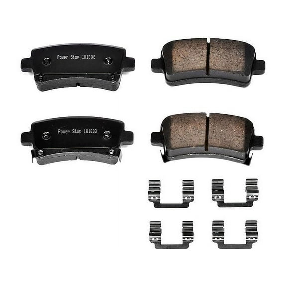 Rear Brake Pad Set - Compatible with 2010 - 2011 Saab 9-5