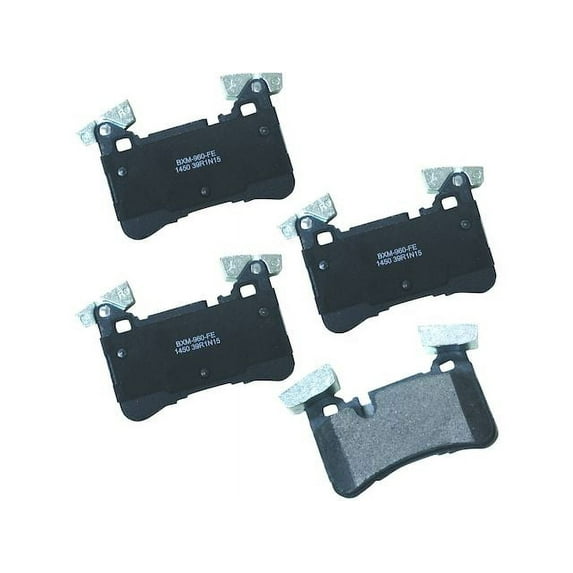 Rear Brake Pad Set - Compatible with 2010, 2012, 2014 - 2015 Mercedes-Benz E63 AMG Base 6.3L V8 Naturally Aspirated GAS