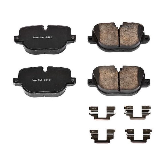 Rear Brake Pad Set - Compatible with 2010 - 2012 Land Rover Range Rover Supercharged 2011