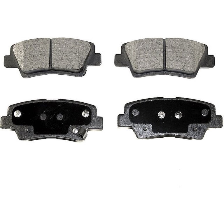 Low Dust Brake Pads 8-Piece Ceramic Brake Pad Set For Hyundai Elantra ...