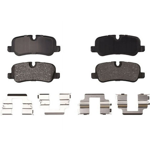 Rear Brake Pad Set - Compatible with 2010 - 2013 Land Rover Range Rover Sport HSE Naturally Aspirated 2011 2012